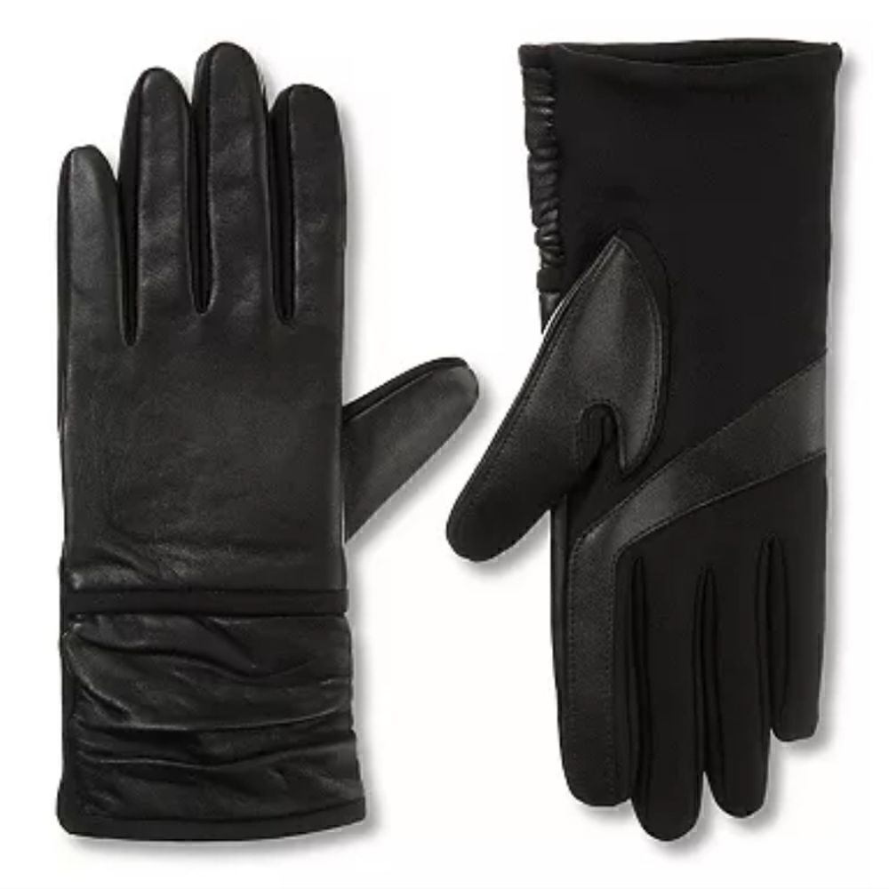 Women's isotoner Lined Faux Leather Gloves